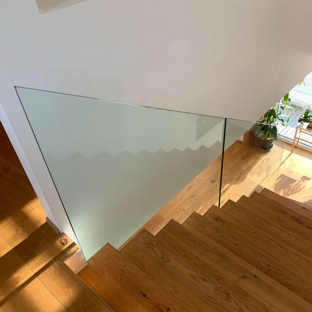 Geländer aus Glas